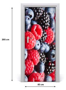 Fototapeta na dvere samolepiace lesné ovocie 85x205 cm
