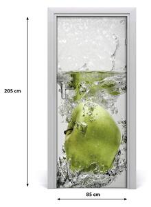 Fototapeta na dvere samolepiace jablko voda 85x205 cm