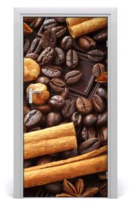 Fototapeta na dvere samolepiace horká čokoláda 95x205 cm