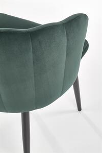 Halmar K386 stolička tmavo zelená