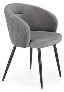 Halmar K430 stolička šedá