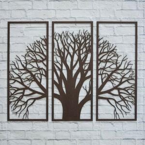 DUBLEZ | Viacdielny obraz na stenu - Strom z dreva