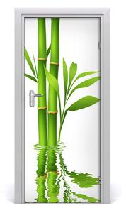Samolepiace fototapety na dvere bambus 85x205 cm