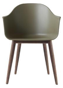 AUDO (MENU) Stolička Harbour Chair, Dark Oak / Olive