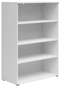 REGÁL, biela, 80/115/40 cm Carryhome - Regály