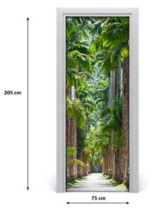 Fototapeta na dvere palmy 75x205 cm
