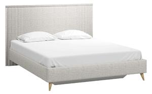 Čalúnená posteľ bez roštu 160x200cm Melody - šedá