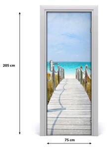 Fototapeta na dvere Chodník na pláž 75x205 cm