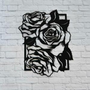 DUBLEZ | Vyrezávaný obraz z dreva - Ruže