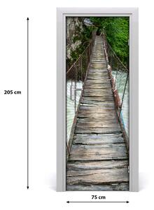 Fototapeta na dvere visiaci most 75x205 cm