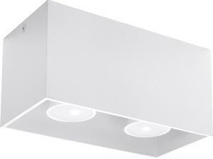 Sollux Lighting Quad Maxi stropné svietidlo 2x40 W biela SL.0380