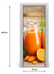 Fototapeta na dvere samolepiace ovocný džús 75x205 cm