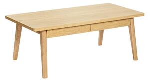 Konferenčný stolík v dekore duba v prírodnej farbe 60x120 cm Nice – Woodman
