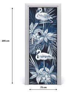 Samolepiace fototapety na dvere Kvety a Fleminga 75x205 cm