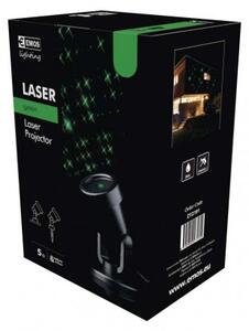 Laserový dekoratívny projektor – zelené hviezdičky, vonkajší