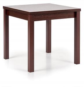 Halmar Rozkladací jedálenský stôl Gracjana orech tmavý 80(160)x80x76