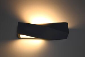 Sollux Lighting Sigma nástenná lampa 1x60 W čierna SL.0870