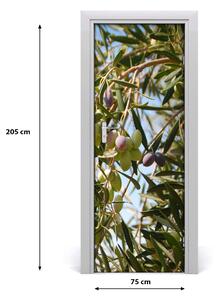 Fototapeta samolepiace Olivy na strome 75x205 cm