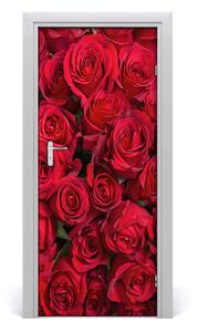 Fototapeta samolepiace červená ruža 85x205 cm