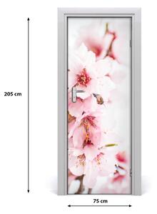 Fototapeta samolepiace kvety mandľovníky 75x205 cm