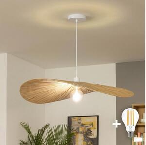 Brilagi - LED luster na lane CERIA BOHO 1xE27/40W/230V pr. 80 cm rafia