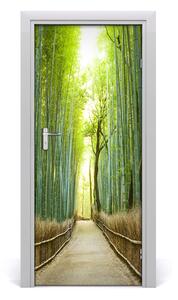 Fototapeta na dvere bambusový les 85x205 cm