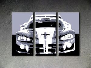 Ručne maľovaný POP Art obraz Dodge Viper GTS (POP ART obrazy)