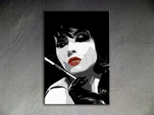 Ručne maľovaný POP Art obraz Pop woman (POP ART obrazy)