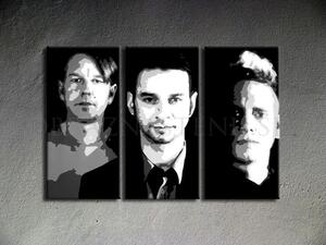 Ručne maľovaný POP Art obraz Depeche Mode (POP ART obrazy)