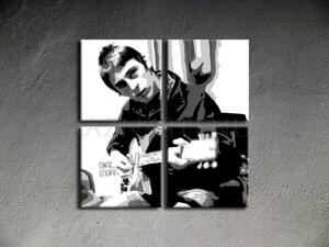 Ručne maľovaný POP Art obraz Paul Weller (POP ART obrazy)