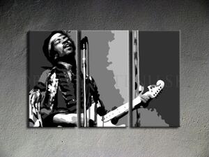 Ručne maľovaný POP Art obraz Jimmy Hendrix (POP ART obrazy)