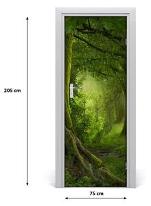 Fototapeta na dvere samolepiace tripická džungle 75x205 cm