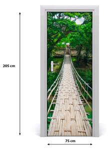 Fototapeta na dvere samolepiace visiaci most 75x205 cm
