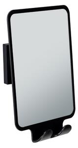 Kozmetické zrkadlo s vešiakom 14x19.5 cm Quadro Black – Wenko
