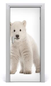 Samolepiace fototapety na dvere Ľadový medveď 85x205 cm