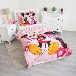 JERRY FABRICS Obliečky Mickey a Minnie Kiss Polyester 140/200, 70/90 cm