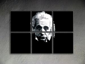 Ručne maľovaný POP Art obraz Einstein (POP ART obrazy)