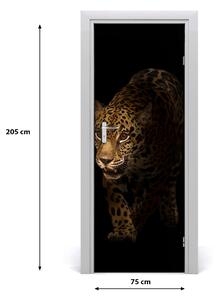 Samolepiace fototapety na dvere jaguár 75x205 cm