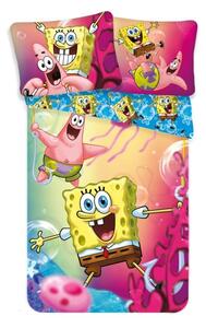 JERRY FABRICS Obliečky SpongeBob Bavlna 140/200, 70/90 cm