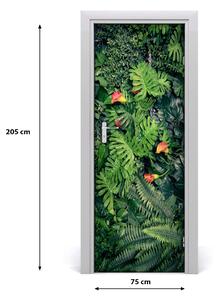 Fototapeta na dvere tropické rastliny 75x205 cm