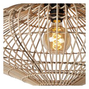 MAGALI - Prisadené stropné svetlo - priemer 56 cm - 1xE27 - svetlé drevo