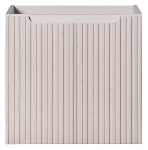 Comad Závesná skrinka Nova Cashmere Beyond s doskou a umývadlami 120 cm kašmírová