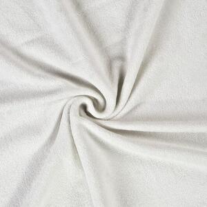 Kvalitex Froté plachta jednolôžko 90x200 cm biela Bavlna/Polyester