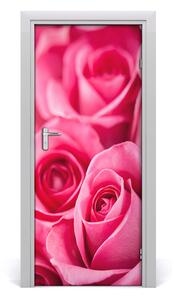 Fototapeta samolepiace ružové ruže 85x205 cm