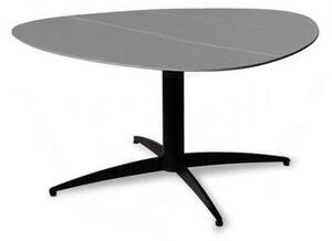 KONFERENČNÝ STOLÍK, sivá, čierna, kov, kameň, 75/75/40 cm Xora - Stolíky do obývačky, Online Only