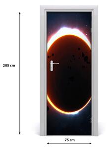 Fototapeta samolepiace na dvere zatmenie slnka 75x205 cm