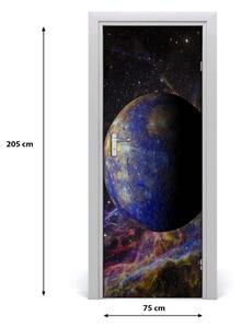 Fototapeta samolepiace na dvere Merkury 75x205 cm