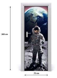 Fototapeta samolepiace na dvere astronaut 75x205 cm