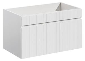 Comad Kúpeľňová zostava Iconic s doskou, umývadlami, zrkadlom a skrinkami 140 cm biela