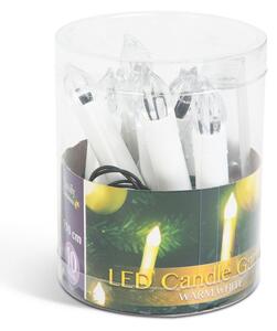 Vianočná LED sviečková reťaz - teplá biela - 10 - 2 x AA